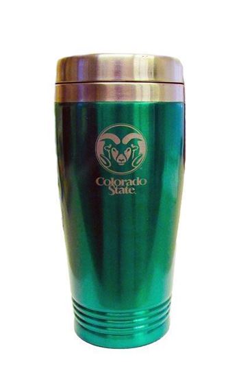 Green Colorado State University Ram Head Tumbler