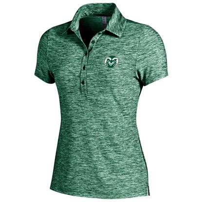 Green Colorado State University Women's Under Armour Polo