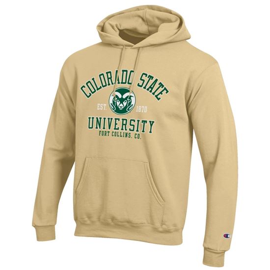 Vegas Gold Champion Colorado State Rams Hooded Sweatshirt