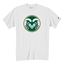 Champion® Large Ramhead Colorado State White Tee