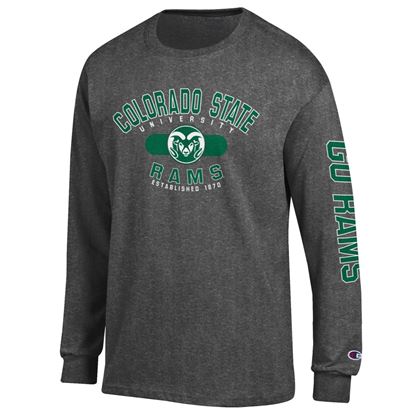 Granite Heather Colorado State University Champion LS Tee