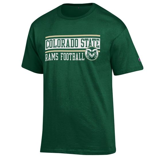 Green Colorado State Rams Football Champion Tee