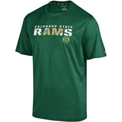 Green Colorado State Rams Short Sleeve Champion Tee