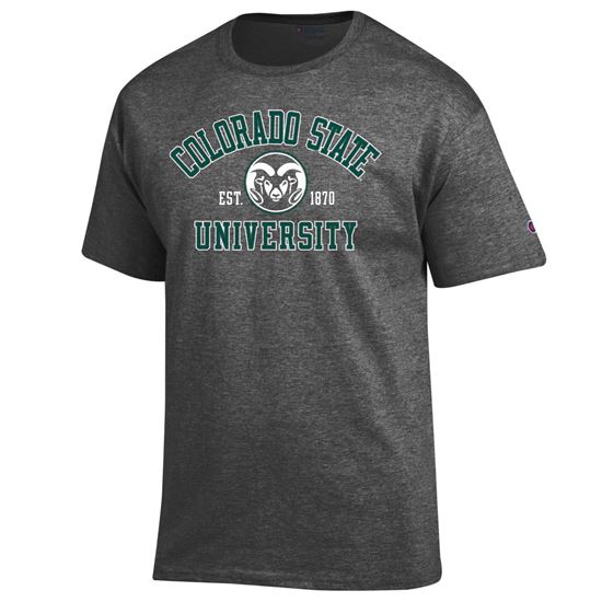 Grey Heather Colorado State Basic Champion Tee