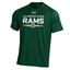 Men's Green Colorado State Rams Under Armour Stripe Out Tee