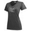 Grey Colorado State University Script V-Neck Gear Tee