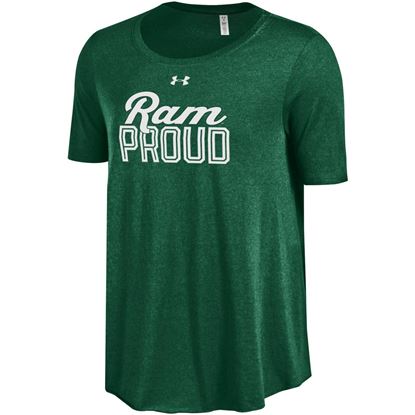 Women's Green Ram Proud Colorado State Under Armour Shirt