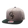 Grey "C St" Colorado State University Zephyr Snapback