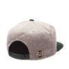 Grey "C St" Colorado State University Zephyr Snapback back