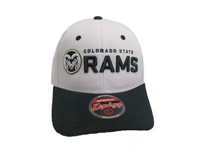 White Colorado State Rams Zephyr Hat