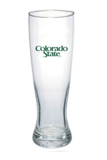 Colorado State University 23 OZ Glass