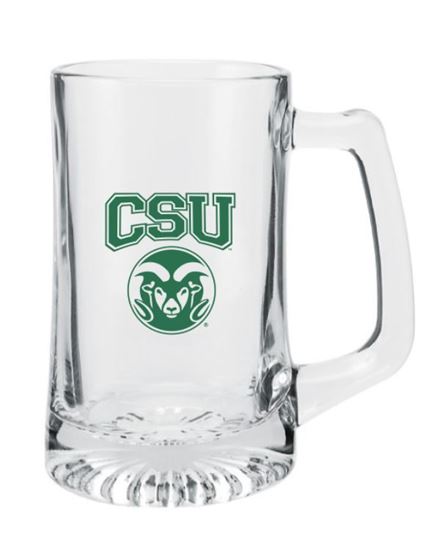 Colorado State University CSU 25 OZ Glass with Handle