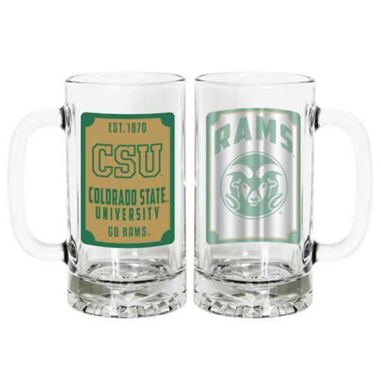 Colorado State University Rams Green Tankard Mirror Glass