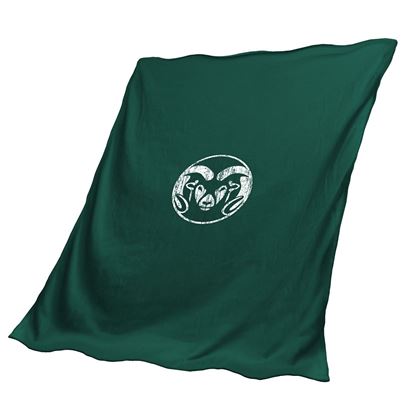 Green Colorado State University Sweatshirt Blanket