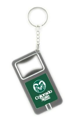Colorado State University LED Bottle Opener Keytag